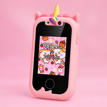 Load image into Gallery viewer, Kids Toy Phone with Dual Cameras and Educational Features
