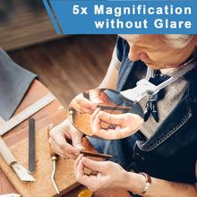 Load image into Gallery viewer, Hands-Free 5X Magnifying Glass, Ergonomic Design