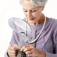 Load image into Gallery viewer, Hands-Free 5X Magnifying Glass, Ergonomic Design