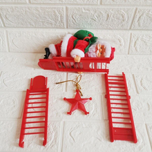 Load image into Gallery viewer, Clever Climbing Santa Ornament 1