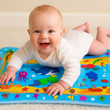 Load image into Gallery viewer, Splash & Learn Inflatable Baby Play Mat for Early Development