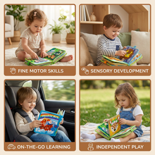 Load image into Gallery viewer, Montessori Touch and Feel Storybook Set with Tactile Pages for Screen Free Learning