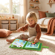 Load image into Gallery viewer, Montessori Touch and Feel Storybook Set with Tactile Pages for Screen Free Learning