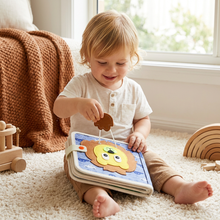 Load image into Gallery viewer, Montessori Touch and Feel Storybook Set with Tactile Pages for Screen Free Learning