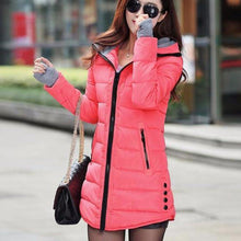 Load image into Gallery viewer, Long Quilted Coat For Women