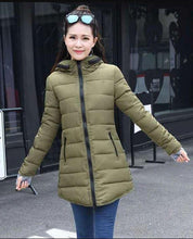 Load image into Gallery viewer, Long Quilted Coat For Women