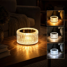 Load image into Gallery viewer, Crystal Diamond Shaped Rechargeable Mini Lamp with 3 Light Modes