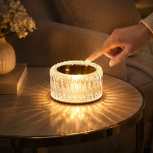 Load image into Gallery viewer, Crystal Diamond Shaped Rechargeable Mini Lamp with 3 Light Modes