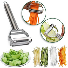 Load image into Gallery viewer, Ultra-sharp stainless steel multifunction vegetable peeler
