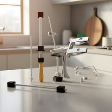 Load image into Gallery viewer, Professional Knife Sharpening System with Diamond Grinding Stones