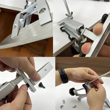 Load image into Gallery viewer, Professional Knife Sharpening System with Diamond Grinding Stones