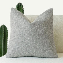 Load image into Gallery viewer, Boucle Fabric Cushion Cover, Modern Square Decorative Pillow Case