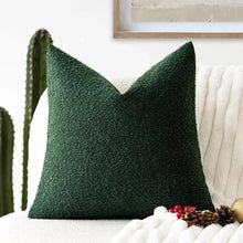 Load image into Gallery viewer, Boucle Fabric Cushion Cover, Modern Square Decorative Pillow Case