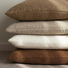 Load image into Gallery viewer, Boucle Fabric Cushion Cover, Modern Square Decorative Pillow Case