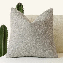 Load image into Gallery viewer, Boucle Fabric Cushion Cover, Modern Square Decorative Pillow Case