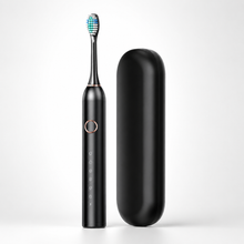 Load image into Gallery viewer, Sonic Electric Toothbrush with Two Minute Timer and Four Replacement Heads