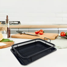 Load image into Gallery viewer, Non-stick Air Fryer Baking Sheet Set with Space Saving Rack