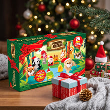 Load image into Gallery viewer, Mini Plush Animal Advent Calendar with 24 Daily Surprises for Christmas