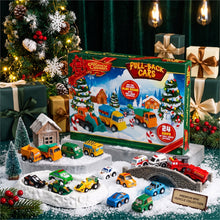 Load image into Gallery viewer, Pull Back Vehicle Advent Calendar with 24 Toy Cars for Daily Racing Fun