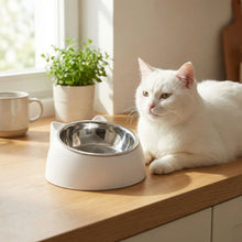 Load image into Gallery viewer, Elevated Cat Bowls, Anti-Slip and Tilted Design