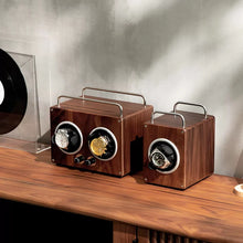 Load image into Gallery viewer, Automatic Watch Winder Black Walnut With Quiet Japanese Motor