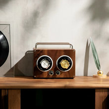 Load image into Gallery viewer, Automatic Watch Winder Black Walnut With Quiet Japanese Motor