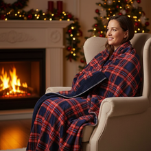 Load image into Gallery viewer, Scottish Christmas Plaid Throw Blanket