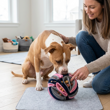 Load image into Gallery viewer, SniffBall Dog Snuffle Toy Interactive Treat Search Ball
