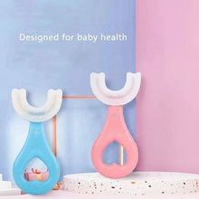 Load image into Gallery viewer, U Shaped Kids Toothbrush Set for Easy Toddler Oral Cleaning