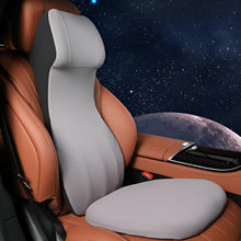 Load image into Gallery viewer, Car Lumbar Support and Neck Pillow, Memory Foam Ergonomic Back Support for Car and Office