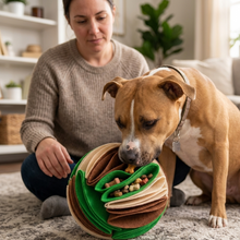 Load image into Gallery viewer, SniffBall Dog Snuffle Toy Interactive Treat Search Ball