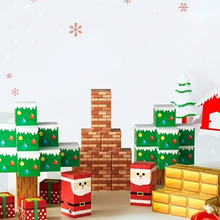 Load image into Gallery viewer, Magnetic Building Tiles Christmas Edition STEM Sensory Blocks for Toddlers