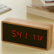 Load image into Gallery viewer, Rectangular Digital Alarm Clock LED Display