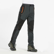 Load image into Gallery viewer, Men’s Thick Fleece Outdoor Pants, Water-Resistant Winter Hiking and Ski Trousers