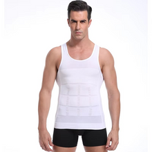 Load image into Gallery viewer, Men's Slimming Body Shaper Vest with Waist Trainer and Tummy Control
