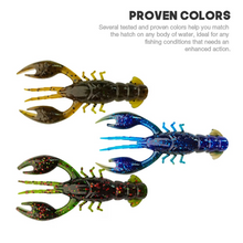 Load image into Gallery viewer, 8pcs Floating Soft Shrimp Baits, 2.5in 0.14oz Silicone Crankbait Fishing Lures for Bass and Freshwater Game Fish