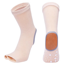 Load image into Gallery viewer, Non Slip Quick Dry Yoga and Pilates Socks for Women Cotton Blend With Silicone Grip