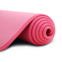 Load image into Gallery viewer, Extra Thick 0.39inch Non-Slip Exercise and Yoga Mat with Carry Band