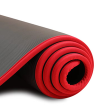 Load image into Gallery viewer, Extra Thick 0.39inch Non-Slip Exercise and Yoga Mat with Carry Band