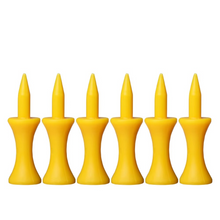 Load image into Gallery viewer, 50 Pack Colorful Plastic Golf Tees with Step Down Graduated Height Control