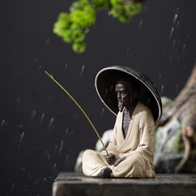 Load image into Gallery viewer, Ceramic Little Monk Tea Strainer for Tea Ceremony and Home Décor