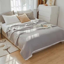 Load image into Gallery viewer, Muslin Cotton Blanket Multi-Layer Lightweight Bedspread