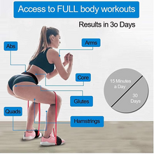 Load image into Gallery viewer, Resistance Training Belt with Elastic Bands for Squats, Leg Strength and Agility Workouts