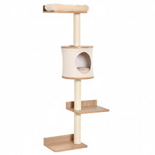 Load image into Gallery viewer, Wall Mounted Wooden Cat Tree for Indoor Cats