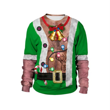 Load image into Gallery viewer, Unisex Retro Santa Claus Christmas Sweater