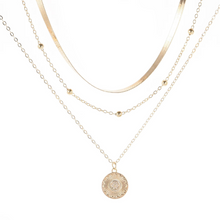 Load image into Gallery viewer, Chic Double-Layer Heart & Cuban Link Chain Choker Necklace