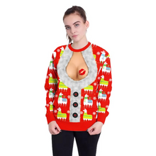 Load image into Gallery viewer, Unisex Retro Santa Claus Christmas Sweater