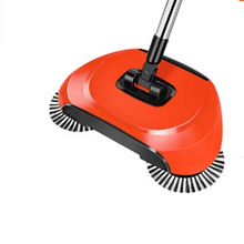 Load image into Gallery viewer, 3-in-1 Stainless Steel Push Broom with Dustpan and Scraper for Easy Home Cleaning