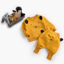 Load image into Gallery viewer, Cozy Winter Baby Outfit Set Cotton Long Sleeve Top and Pants