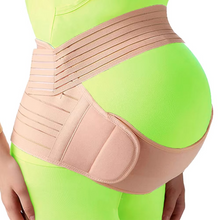 Load image into Gallery viewer, Breathable Maternity Belly Support Band, Adjustable Pregnancy Belt
